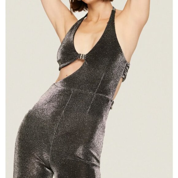 ROTATE Birger Christensen Isha Jumpsuit in black size 4 / 36 - Picture 5 of 5